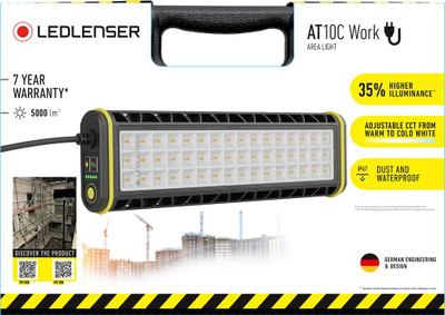 Prozhektor LED Lenser AT10C, 48 LED, 5000 lm, IP67