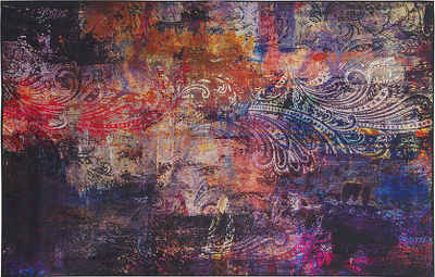 Tapet Beliani MARDIN, 140x200 cm, poliester, shumëngjyrësh