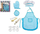 Set tenxheresh Adar Blue, set gatimi blu për kuzhinë