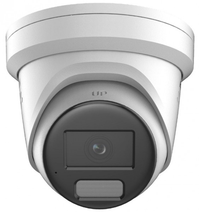 Kamerë IP sigurie Hikvision DS-2CD2347G2-LSU/SL, ColorVu, turret, e bardhë