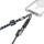 Rryp crossbody universal për telefon Skinarma Dyno, i rregullueshëm, navy blue