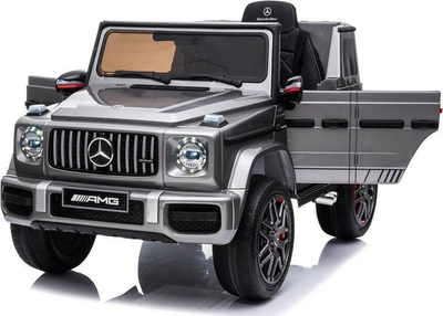 Makina elektrike për kalamaj Mercedes Benz G63 AMG, SUV, me bateri, gri metalike