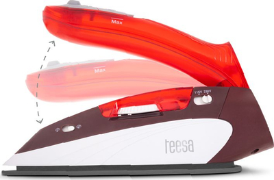 Hekur udhëtimi Teesa Slide Travel 1100, 1100W, shollë qeramike, i bardhë