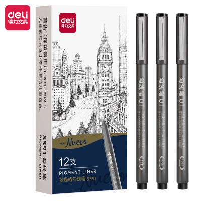 Deli Rapitograf 0.05 Black S591