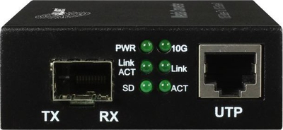 Media konvertues ALLNET ALL-MC109-SFP+, 10G, port RJ-45 edhe SFP+, i zi