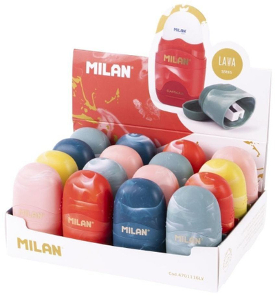 Set mprehës lapsash Milan Capsule Lava, 16 copë, shumëngjyrësh