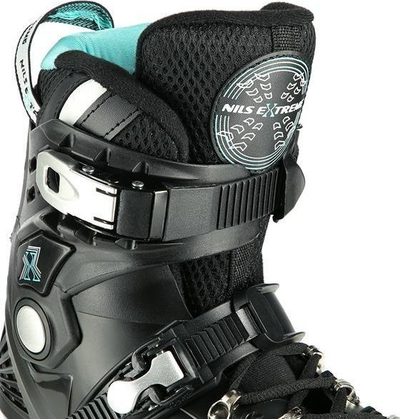 Patina inline Nils Extreme NA20001, nr. 40, ABEC 9, të zeza