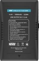 Bateri V-Mount Newell VLB-220W TES, 220Wh, për kamera profesionale, e zezë