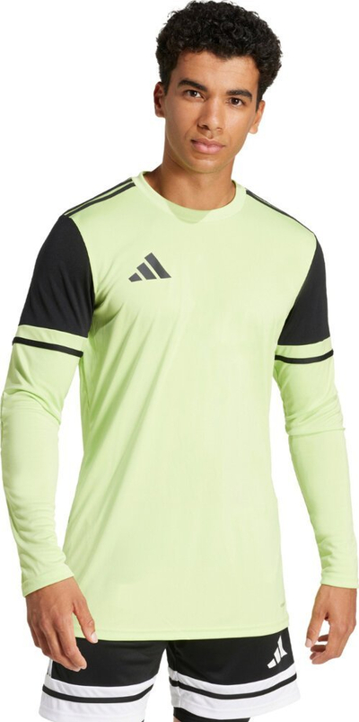 Fanellë portieri adidas Squadra 25 JG1129, me mëngë t’gjata, me teknologji Aeroready, jeshile