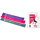 Shirita rezistence Pure2Improve Body Shaper, set me 3 copa, me forca të ndryshme, shumëngjyrësh