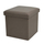 Tabure Domoletti XYF1368B, puf kube, 38x38x38 cm, gri