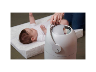 Kosh për pelena Magic Diaper Pail, 40L, sistem kundra erës, gri concrete