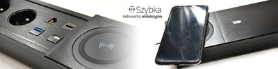 Prizë rrëshqitëse tavoline Spacetronik SPS-S27S, 2x220V, module USB dhe RJ45, argjendtë