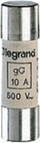 Siguresë cilindrike Legrand 013310, 10x38mm, 10A gG