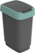 Канта за отпадоци Rotho TWIST, 10L, капак со 2 отворања, зелена