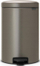 Kosh me pedale Brabantia NewIcon, 20L, çelik inox, gri platini