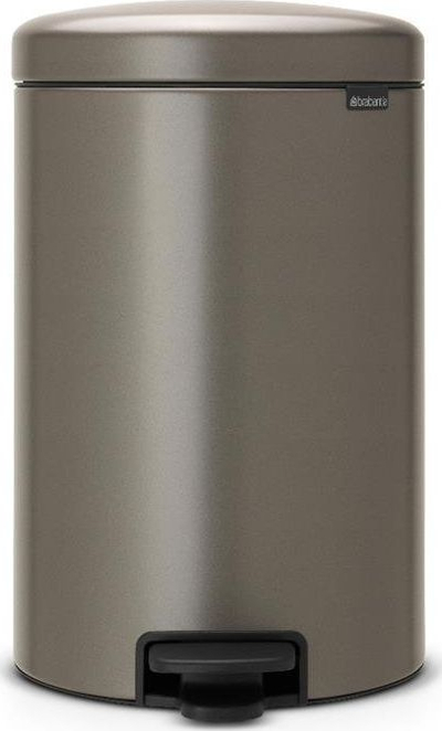 Kosh me pedale Brabantia NewIcon, 20L, çelik inox, gri platini
