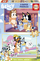 Puzzle druri Educa Bluey 19407, 2 x 25 copa, për fëmijë 3 vjeç, shumëngjyrësh