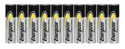 Bateri alkaline Energizer Industrial AA, 1.5V, paketim 10 copë
