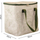 Çantë termike Excellent Houseware Leaves, 15L, 30x20x29 cm, ngjyrë krem