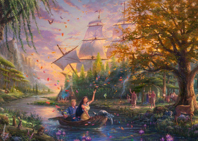 Puzzle Schmidt Spiele Thomas Kinkade Disney Pocahontas, 1000 copa, shumëngjyrësh