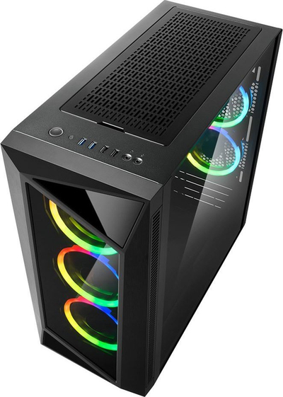 Kapak magnetik sipër PC Deepcool REV200 me filtër pluhuri, i zi