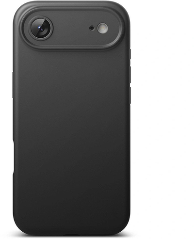 Mbulesë telefoni Ringke Silicone Magnetic MagSafe, për iPhone 17 Air 17 Pro, silikoni, e zezë