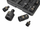 Set reduktorësh goditës AWTOOLS Black Line AW38720BL, 6 copë, CrMo, i zi