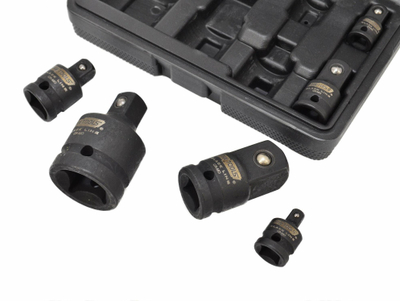 Set reduktorësh goditës AWTOOLS Black Line AW38720BL, 6 copë, CrMo, i zi