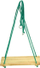 Luhatëse druri Wooden Swing, dërrasë e madhe, deri 20 kg, shumëngjyrëshe