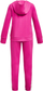 Тренерка за девојчиња Under Armour Knit Hooded Tracksuit Set, со капуља, розова