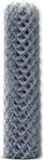 Rrjetë teli e galvanizume për rrethim, hapje 55 mm, 10 m x 1.25 m, tel 2.7 mm, gri metal