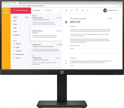 MonitorHP P24h G4 (7VH44AA), 23.8", FHD, i zi