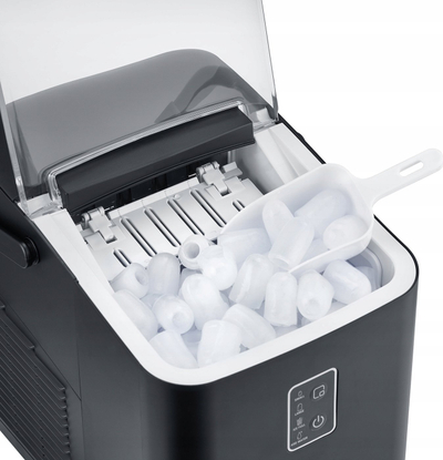 Aparat akulli CASO IceChef Compact, bën kubëza akulli, matte black