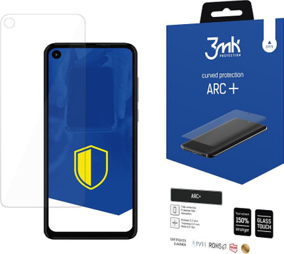 Folie mbrojtëse ekrani 3MK ARC+ për Motorola One Action, transparente