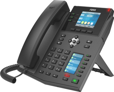 Telefon IP Fanvil X4U, 12 linja, ekran 2.8", i zi