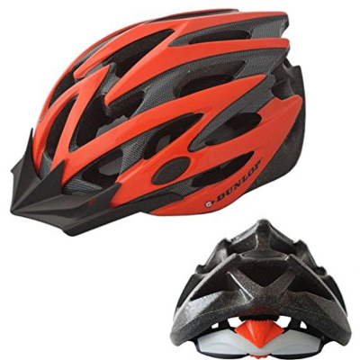 Kaskë biçiklete Dunlop MTB, e rregullueshme 55-58 cm, me vrima ajrimi, e kuqe