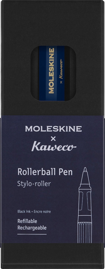 Stilolaps roller Moleskine Kaweco x Moleskine, majë 0.7mm, trup ABS, blu