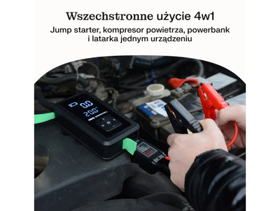 Pajisje nisëse PowerBoost Air 3in1, kompresor ajri, jump starter, me elektrik dore