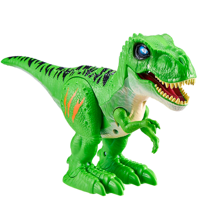Lodër dinosauri Robo Alive Attacking T-Rex, interaktive, me bateri, jeshile