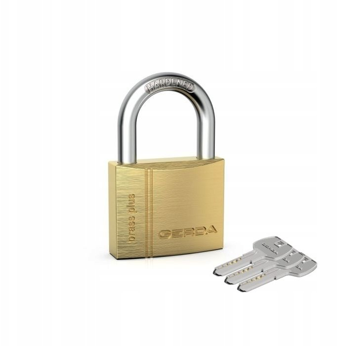 Dry GERDA Brass Plus S40, trup bronzi 40mm, 3 çelësa simetrikë, ngjyrë bronzi