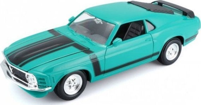 Makine model Maisto Ford Mustang Boss 302 1970, shkalla 1:24, metal, jeshile