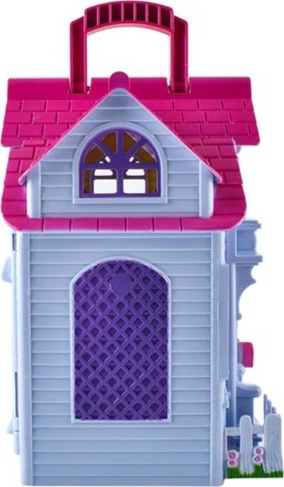 Shtëpi lodër palosëse Dollhouse 22612, për fëmijë, shumëngjyrëshe