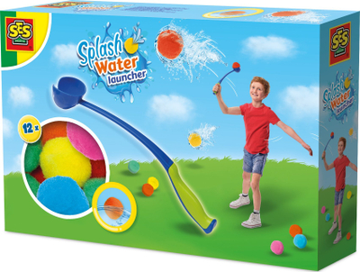 Lodër uji SES Creative Splash Water Launcher, set me hedhës, 12 toptha uji, shumëngjyrëshe