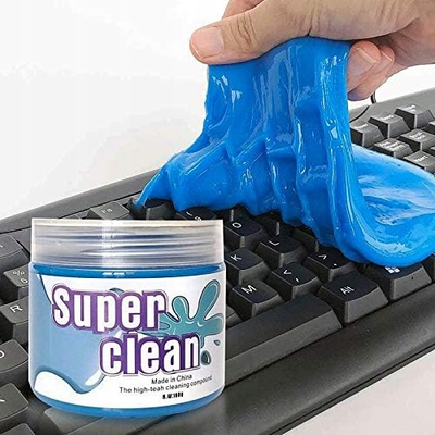 Pasta pastruese Super Clean Gel, për tastierë edhe makinë, përdorim disa herë, me shumë ngjyra