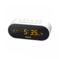 Orë me radio Sencor SRC 1100 W, e bardhë