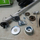 Aksesori brush cutter Greenworks për GD24X2TX, teh metalik, mbrojtëse plastike, gri e zezë