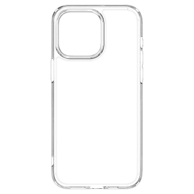 Kapotë telefoni Spigen Ultra Hybrid Mag për iPhone 15 Pro Max 6.7", me MagSafe, transparente me të bardhë