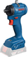 Stërvitëse kaçavidë pa kabllo Bosch Professional ISR 18V-30 P-HX, 18V, 30Nm, blu