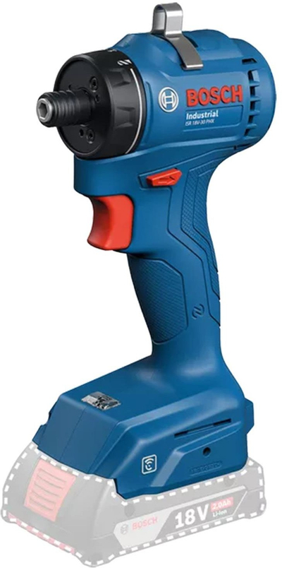 Stërvitëse kaçavidë pa kabllo Bosch Professional ISR 18V-30 P-HX, 18V, 30Nm, blu